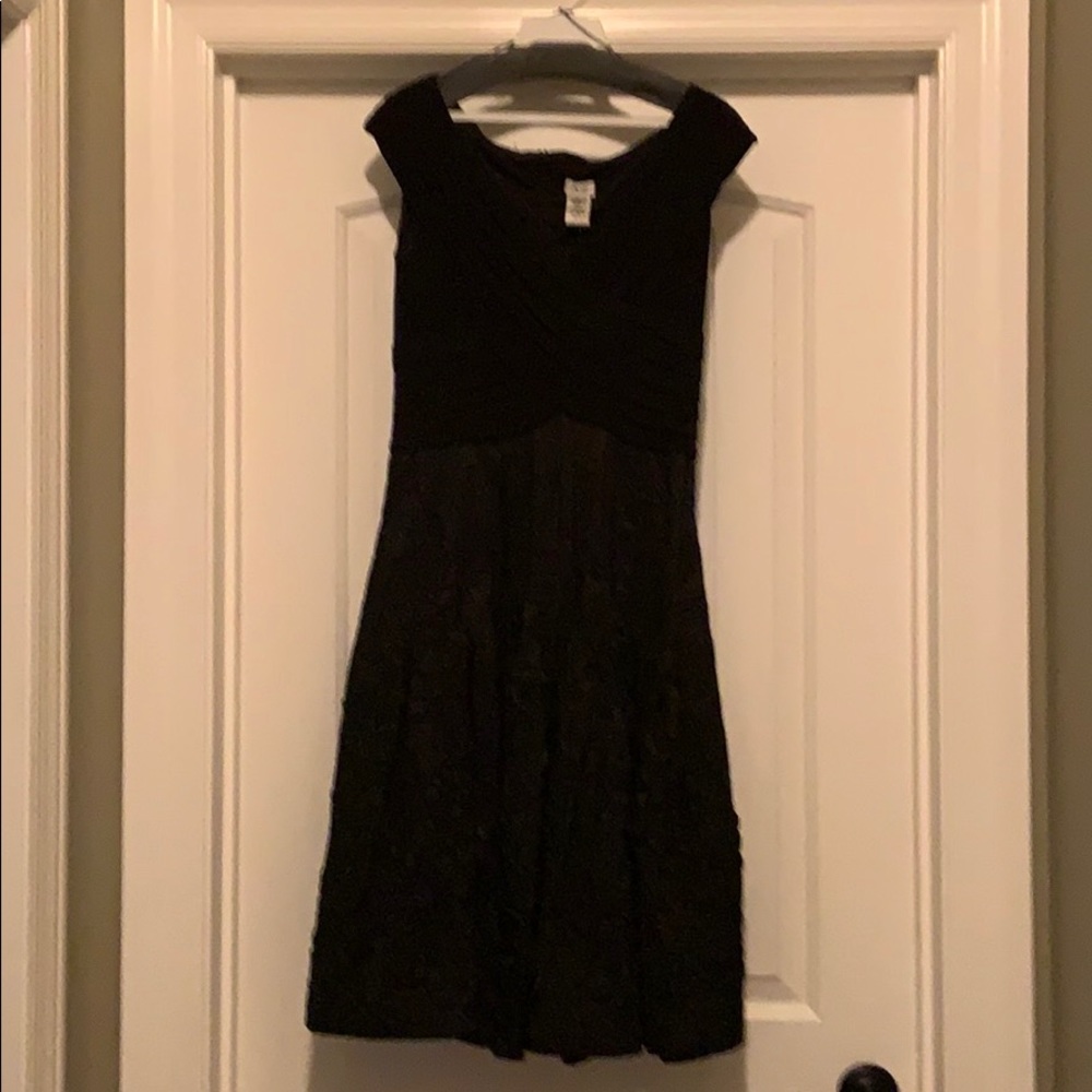 Black cocktail dress